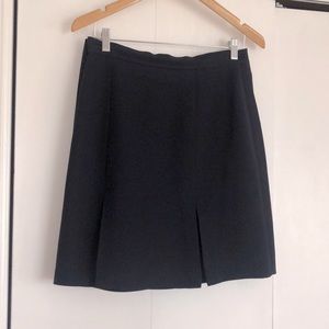 2 lined skirts, black & navy